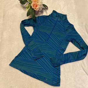 Nice Under Armour High Collar 1/2 Zip Front Long Sleeve Top No Tags XS/S?